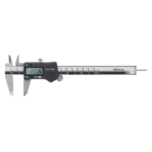 Цифровой штангенциркуль - PICK\ALL IP40 - Alpa Metrology - из нержавеющей стали
