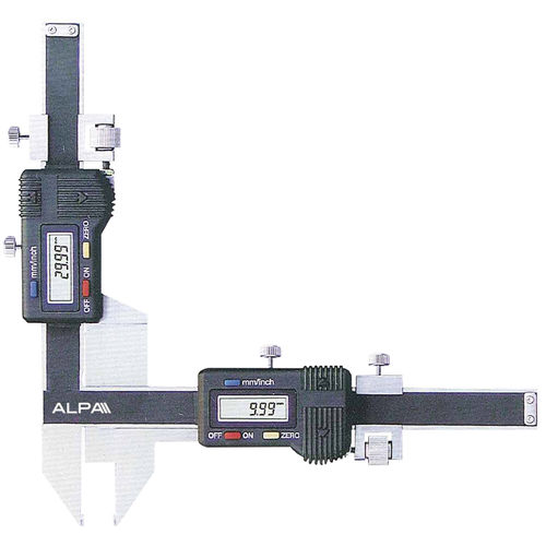 Цифровой штангенциркуль - AA140 series - Alpa Metrology - из нержавеющей стали / для измерения зубчатого колеса