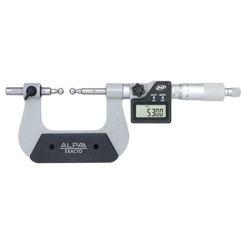 Микрометр для открытого воздуха - BA075 series - Alpa Metrology - цифровой / со сменными клавишами / герметичный