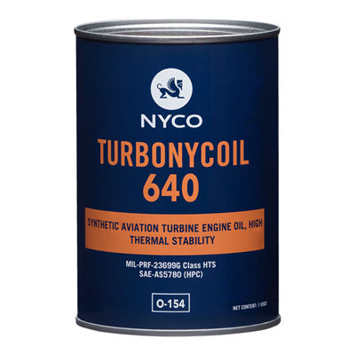 Масло для смазки - TURBONYCOIL 640 - NYCO - синтетическое / для турбины / для двигателя самолета