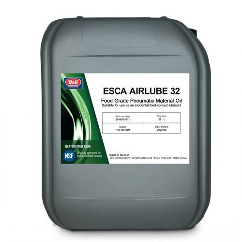 Масло для смазки - ESCA AIRLUBE 32 - UNIL LUBRICANTS - контактное / минеральное / для пищевой промышленности