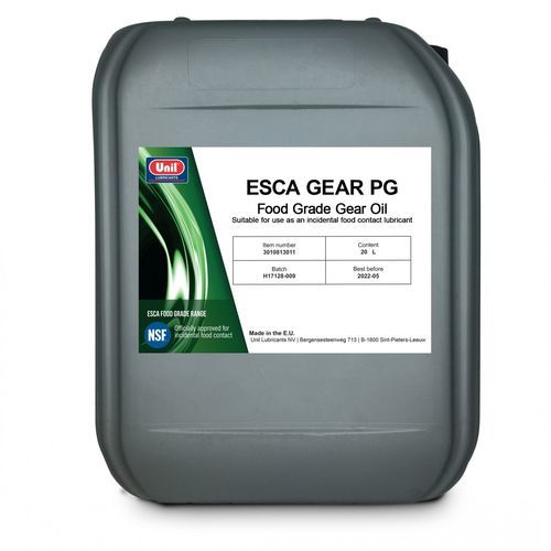 Масло для смазки - ESCA PG - UNIL LUBRICANTS - для зубчатых передач / для цепи / для подшипника