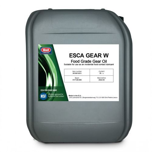 Масло для смазки - ESCA W - UNIL LUBRICANTS - синтетическое / для зубчатых передач / для пищевой промышленности
