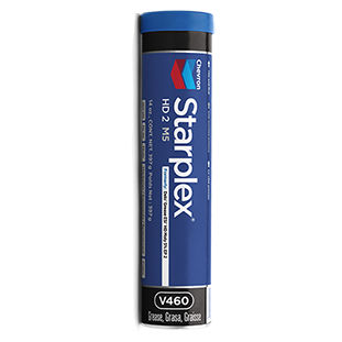 Консистентная смазка для смазки - Starplex® HD 1, 2 M5 - Chevron Lubricants (Mfg.) - из дисульфида молибдена / для строительной площадки / для сельского хозяйства