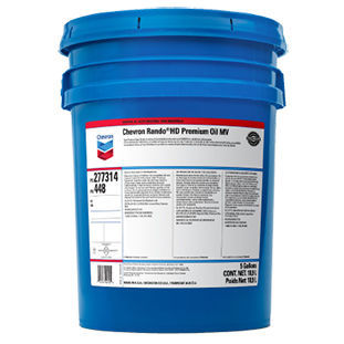 Масло для смазки - Rando® HD Premium MV - Chevron Lubricants (Mfg.) - для трансмиссии / для насоса / для строительной площадки