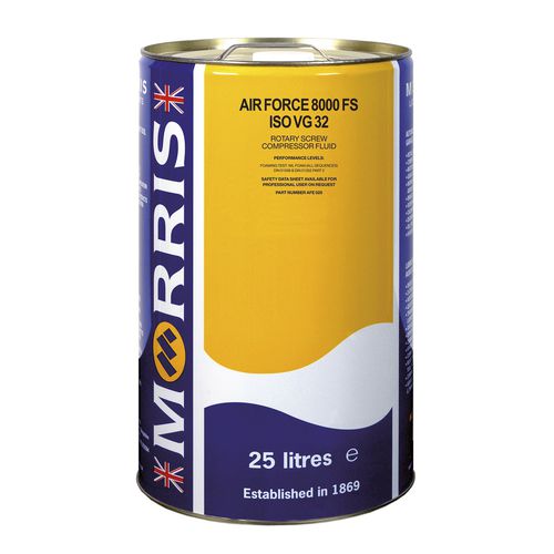 Смазочное масло - Air Force 8000 FS ISO VG 32 - Morris Lubricants (Mfg.) - синтетическое / для компрессора / промышленное