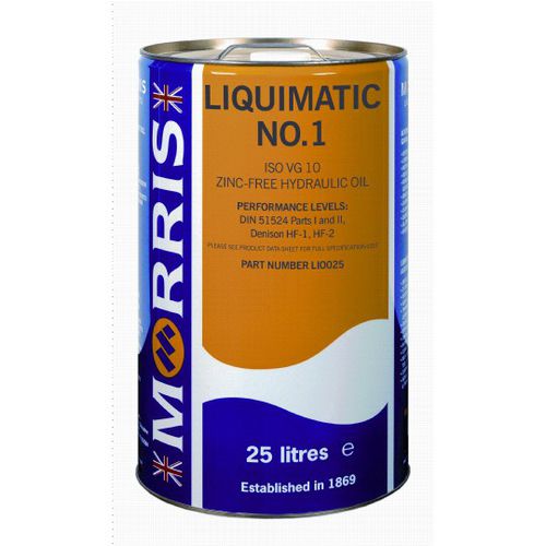 Гидравлическое масло - Liquimatic No 1 - Morris Lubricants (Mfg.) - органическое / для зубчатых передач / для компрессора