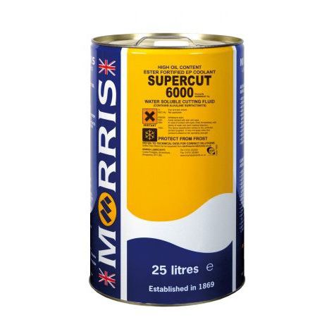 Охлаждающая жидкость для среза - SUPERCUT 6000 - Morris Lubricants (Mfg.) - водорастворимая / аномальное давление