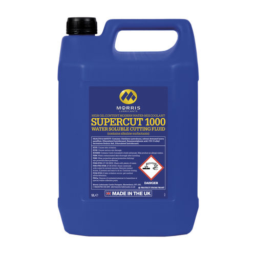 Жидкость для обработки для фрезерования - SUPERCUT 1000 - Morris Lubricants (Mfg.) - для сверления / для охлаждения / водорастворимая