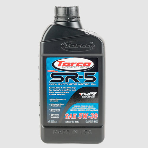 Смазочное масло - SR-5 - Torco International Corporation (Mfg.) - синтетическое / для двигателя / для автомобиля