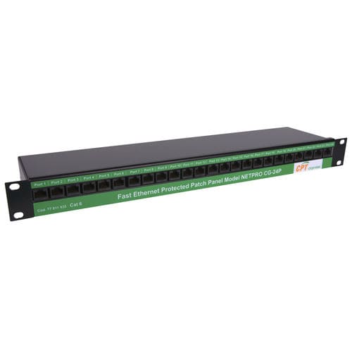 Молниеотвод для линии Cat6 - NETPRO CG-24P - Cirprotec - для сети Ethernet / для фотогальванической установки / RJ45