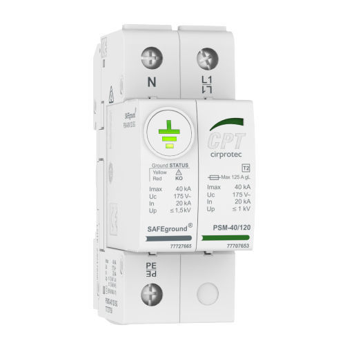 Молниеотвод тип 2 - PSM2-40/230 SG - Cirprotec - класс II / для использования в телекоммуникациях / 2 полюса