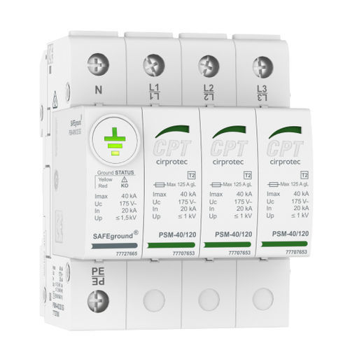 Молниеотвод тип 2 - PSM4-40/400 SG - Cirprotec - класс II / для использования в телекоммуникациях / трехфазовый