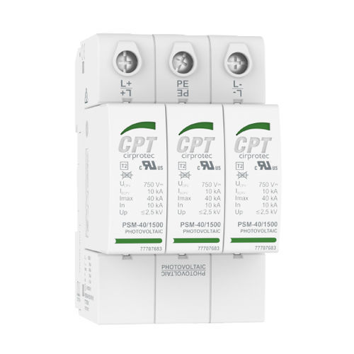 Молниеотвод тип 2 - PSM3-40/600 PV IR - Cirprotec - класс II / для использования в телекоммуникациях / для фотогальванической установки