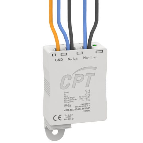 Молниеотвод тип 2 - NSB-10/230-C4-WW-IP - Cirprotec - тип 3 / класс II / класс III