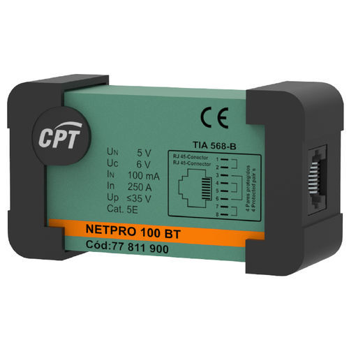Молниеотвод для сети Cat.5 - Cat.6 - NETPRO 100BT - Cirprotec - для сети Ethernet / для фотогальванической установки / RJ45