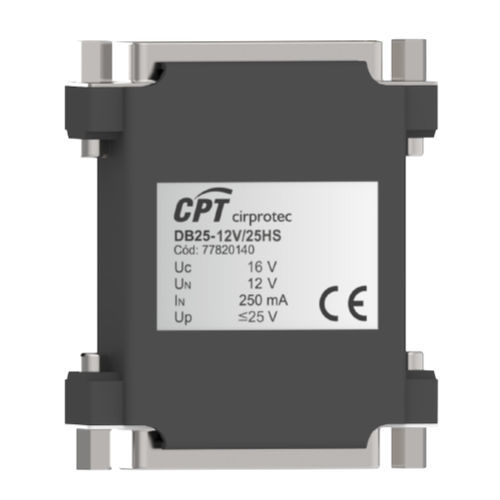 Молниеотвод для использования в телекоммуникациях - DB25-12V/25HS - Cirprotec - для разъема D-Sub / для фотогальванической установки