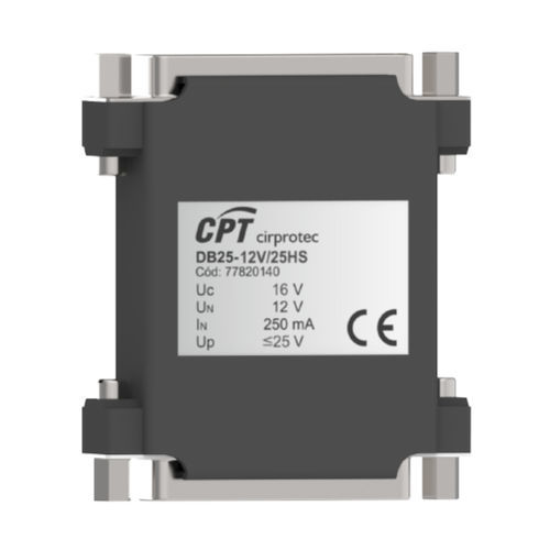 Молниеотвод для использования в телекоммуникациях - DB25-V24HS - Cirprotec - для разъема D-Sub / для фотогальванической установки