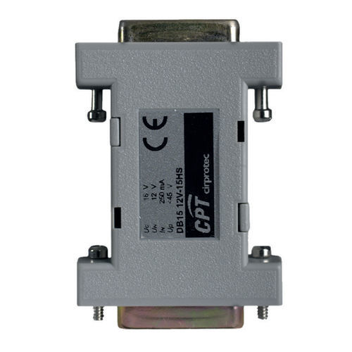 Молниеотвод для использования в телекоммуникациях - DB15-12V/15HS - Cirprotec - для разъема D-Sub / для фотогальванической установки