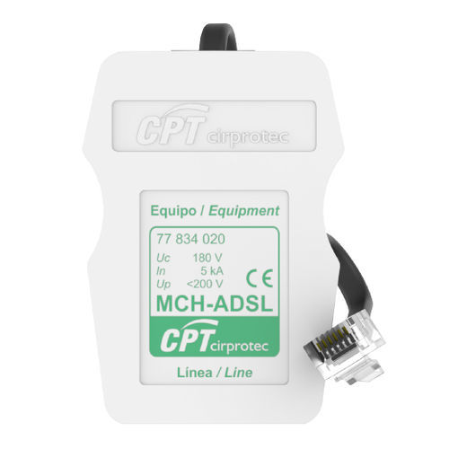 Молниеотвод для линии ADSL - MCH-PP - Cirprotec - для телефонной линии / 1 пара / RJ45