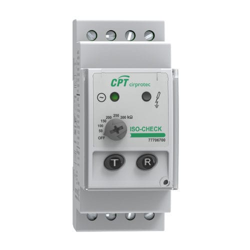 Тестер изоляции для сети AC - ISO-CHECK 120V - Cirprotec - на DIN-рейке / для фотогальванического оборудования / для станции зарядки электромобилей
