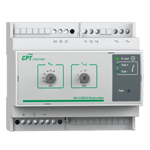 Тестер изоляции для сети AC - ISO-CHECK PV 600 - Cirprotec - на DIN-рейке / для фотогальванического оборудования / для станции зарядки электромобилей