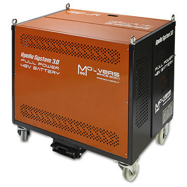 Тележка для разгрузочно-погрузочных работ - FULL POWER 48V - Mouvers srl - с платформой / для тяжелых грузов / с роликами