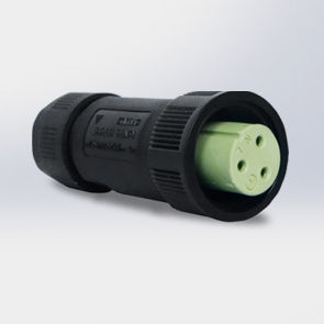 Соединитель для источника электропитания - EC02681-2023-BF - Suzhou Exceedconn Technology Co.,Ltd. - цилиндрический / внутренняя резьба / из полиамида