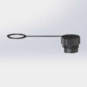 Крышка для электрического соединителя - 001-EC-002 - Suzhou Exceedconn Technology Co.,Ltd. - резьбовая / круглая / из термопластика