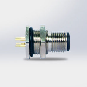 Соединитель M12 - 2211-AB02-M1PB-A002	 - Suzhou Exceedconn Technology Co.,Ltd. - для источника электропитания / PCB / шестиугольный