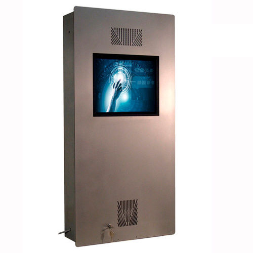 Терминал с емкостным сенсорным экраном - V3-17T INDOOR - WES Systeme Electronic GmbH - настенный / встраиваемый / киоск