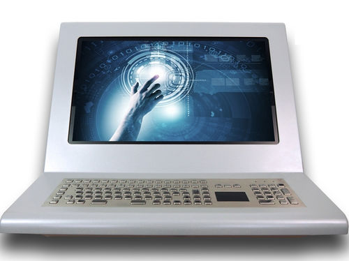 Терминал с клавиатурой - WALT-M22P-T-IP65 - WES Systeme Electronic GmbH - с многоточечным сенсорным экраном / с проекционно-емкостной технологией / настенный