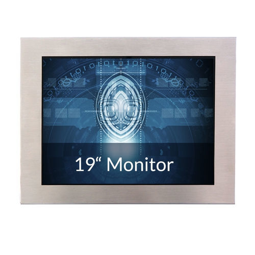 Монитор TFT-LCD - IP65-19 - WES Systeme Electronic GmbH - со светодиодной подсветкой / промышленный / 19"