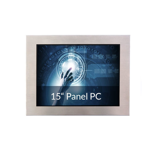 Панельный ПК TFT LCD - IP65-15T-PANELPC-PCA - WES Systeme Electronic GmbH - со светодиодной подсветкой / с емкостным сенсорным экраном PCAP / с мультисенсорным экраном