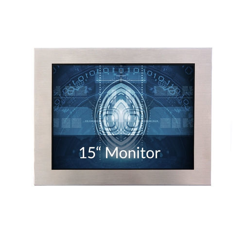 Монитор TFT-LCD - IP65-15 - WES Systeme Electronic GmbH - со светодиодной подсветкой / промышленный / 15"