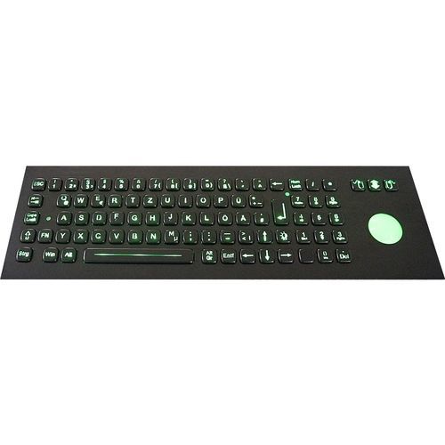 Встраиваемая клавиатура - TASTATUR-83CTB - WES Systeme Electronic GmbH - с механическими клавишами / 83 клавиши / с трекболом
