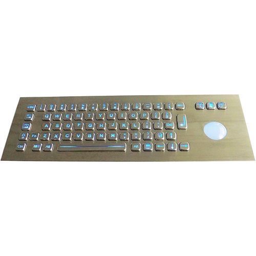 Встраиваемая клавиатура - TASTATUR-69CTB - WES Systeme Electronic GmbH - с механическими клавишами / 69 клавиш / с трекболом