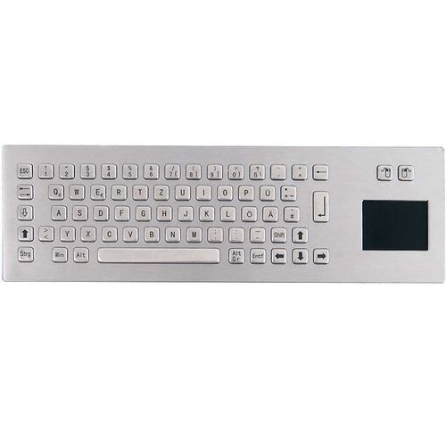 Встраиваемая клавиатура - TASTATUR-75TPAD - WES Systeme Electronic GmbH - с механическими клавишами / 66 клавиш / с сенсорной панелью
