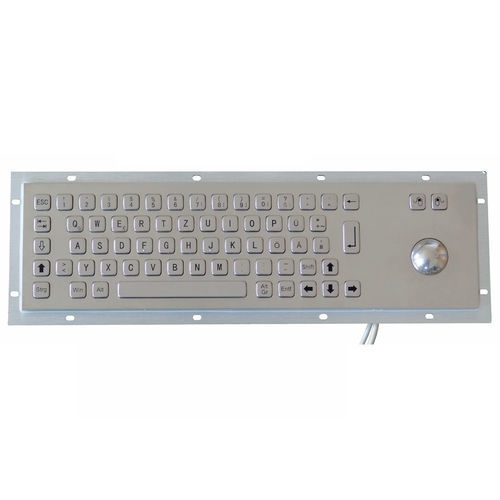 Встраиваемая клавиатура - TASTATUR-66OS-US - WES Systeme Electronic GmbH - с механическими клавишами / 66 клавиш / с трекболом