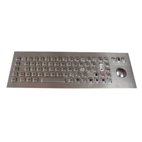 Встраиваемая клавиатура - TASTATUR-75TS-OUT - WES Systeme Electronic GmbH - с механическими клавишами / 75 клавиш / с трекболом