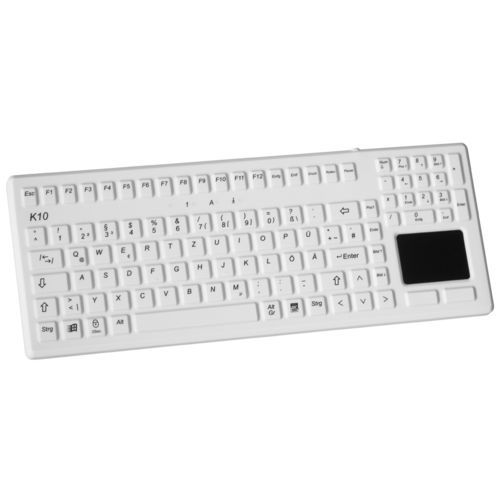Клавиатура для письменного стола - TASTATUR-SILIKON-TPAD - WES Systeme Electronic GmbH - с механическими клавишами / 108 клавиш / с сенсорной панелью