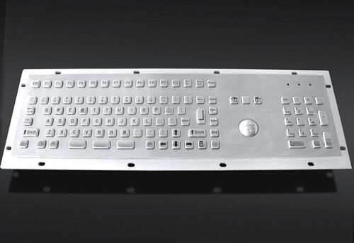 Встраиваемая клавиатура - TASTATUR-102TS-US - WES Systeme Electronic GmbH - с механическими клавишами / 102 клавиши / с трекболом