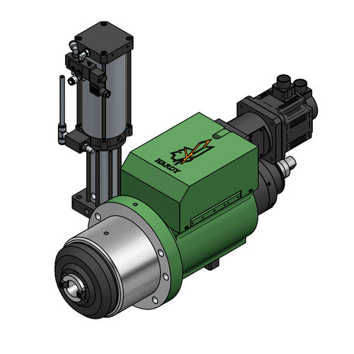 Стержень для нарезания резьбы - FMDC155W-BT40 - HANN KUEN MACHINERY - для сверления / моторизованный / с автоматическим устройством смены инструментов