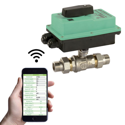 Умный привод для клапана - COMPACT SMART PRO - Comparato Nello S.r.l. - электрический / тип на четверть оборота / 90°