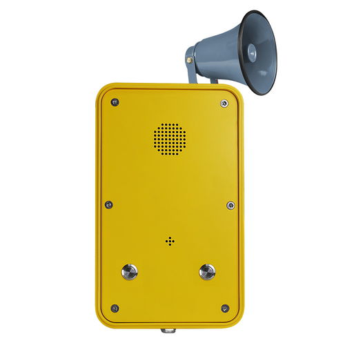 Аналоговый промышленный телефон - JR104-2B-H - J&R Technology Ltd - протокол VoIP / Ethernet / IK10