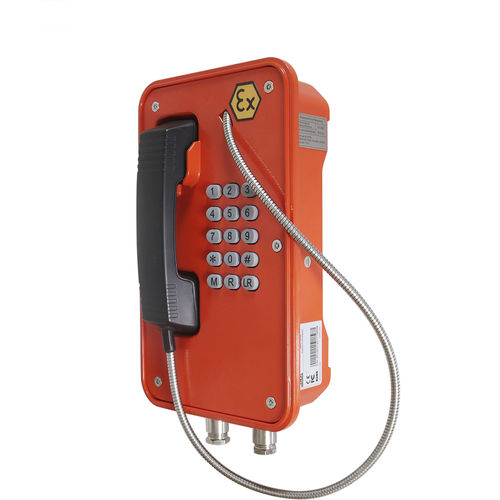 Аналоговый промышленный телефон - JREX106-A03 - J&R Technology Ltd - протокол VoIP / IP66 / IP67