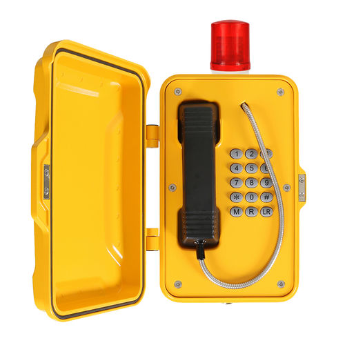 Промышленный телефон протокол VoIP - JR103-FK-B - J&R Technology Ltd - IP67 / для туннеля / устойчивый к погодным катаклизмам