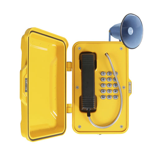 Аналоговый промышленный телефон - JR101-FK-H - J&R Technology Ltd - IP66 / IP65 / для туннеля