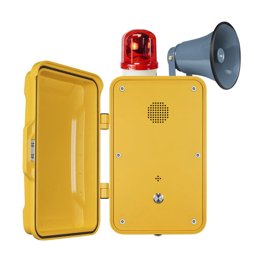 Аналоговый промышленный телефон - JR102-2B-HB - J&R Technology Ltd - протокол VoIP / IK10 / IP67