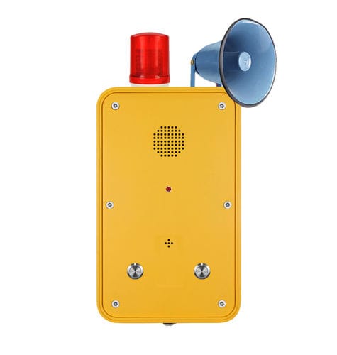 Аналоговый промышленный телефон - JR104-2B-HB - J&R Technology Ltd - протокол VoIP / Ethernet / IK10